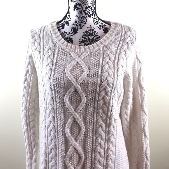 Women’s Warm Sweater White - Picture 2 of 6